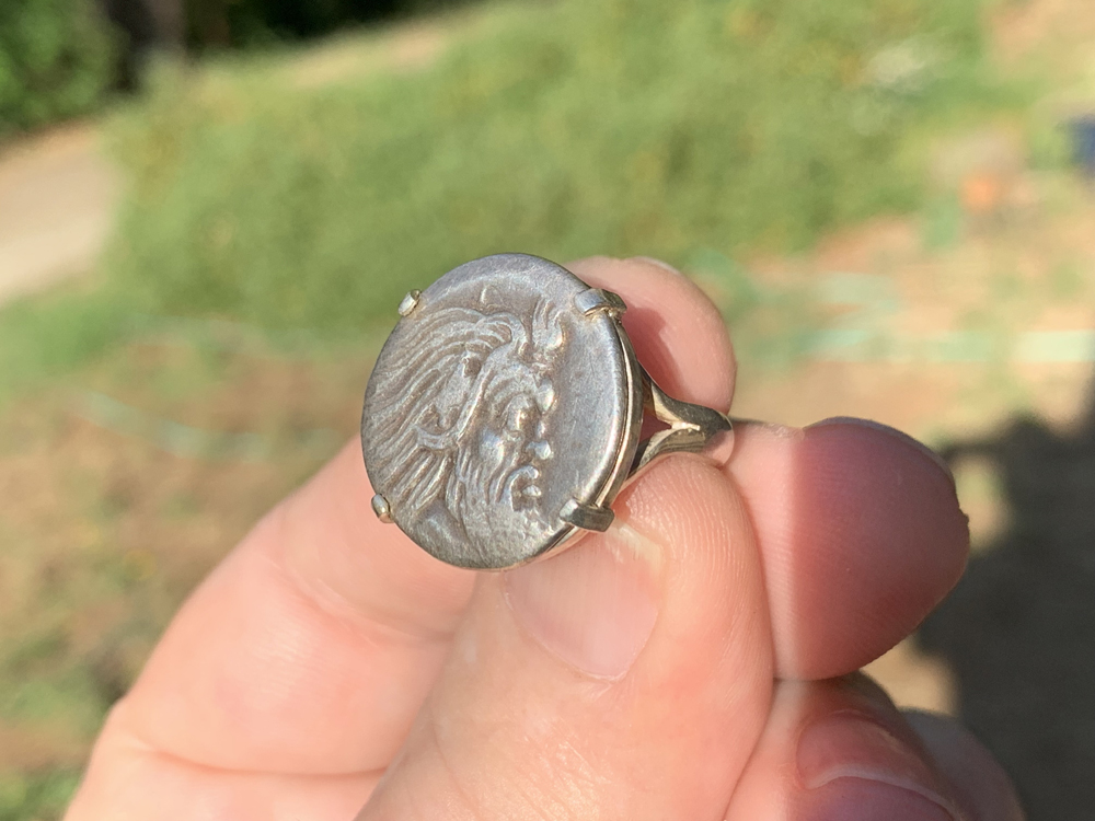 Silver Coin Ring