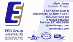 ESS Group Business Card - Business Analyst